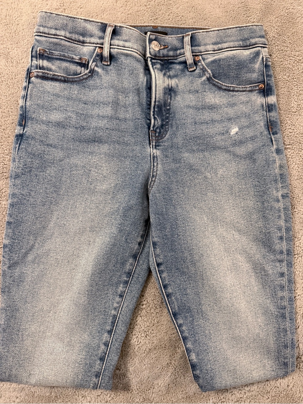 Express Women's Skinny Jeans | Size 8L | Light Wash Blue Denim | High Rise - Picture 2 of 7